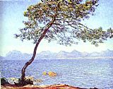 Mountain Paintings - Mountains at l'Esterel by Claude Monet